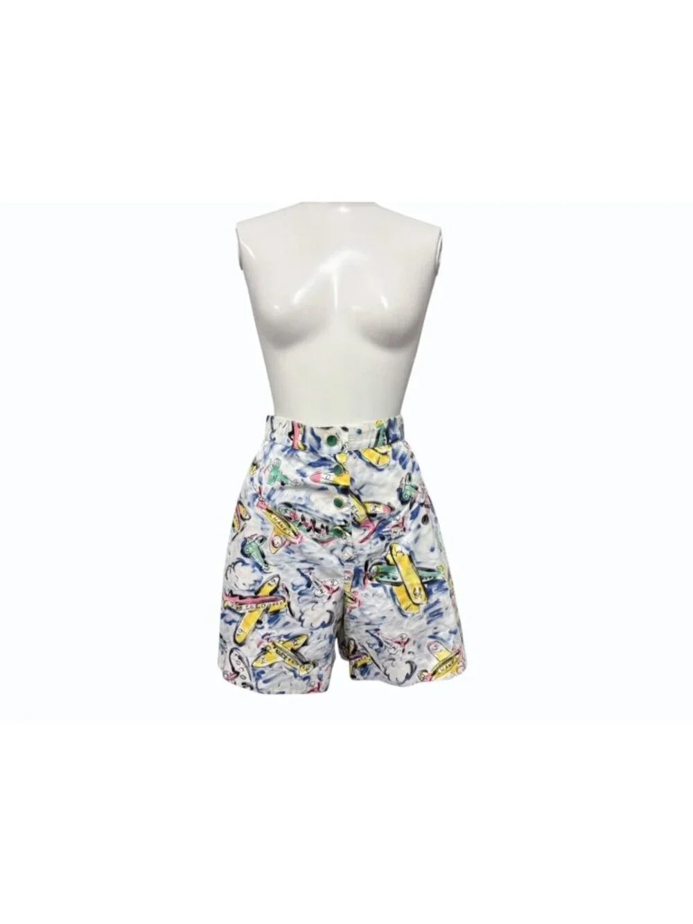 Chanel Shorts Air Line Airplane CC Logo Multicolor 16SS